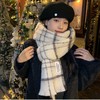 2025新款氛围感jk格子围巾女冬季韩系百搭保暖围脖学生礼物披肩潮 商品缩略图11