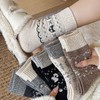 【Louise Arbegue森迹奇遇系列费尔岛羊毛袜】精选澳洲绵羊毛 原创设计图案+拼色袜身 螺纹弹性收口防滑落 商品缩略图0