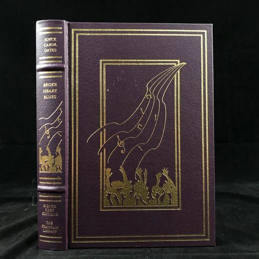 签名首版！乔伊斯·卡罗尔·欧茨《伤心蓝调》 富兰克林图书馆豪华皮装本 商品图0