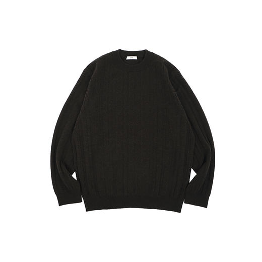 ATON SUPER LIGHT WOOL RANDOM RIB 男女中性超轻羊绒混纺毛衣 商品图0