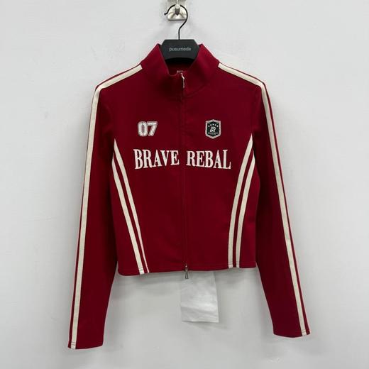 NC小立领拉链美式长袖小衫50805（红）秋季153220040321 商品图1