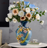 【彼达思】罗比罗丹 锦绣前程花瓶珐琅彩工艺餐桌装饰花瓶家居饰品摆件 商品缩略图2