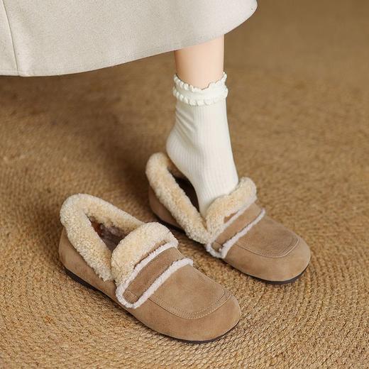 Ech&yolo羊翻皮领口纯羊毛新款雪地靴毛毛鞋HB-Z478 商品图2