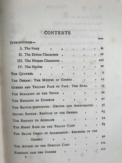 1910年 伊利亚特故事集 16幅插图 漆布精装32开 商品图4