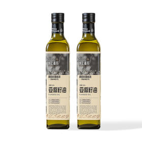 域上番芳·亚麻籽油500ml*2（压榨一级）陆地上的“深海鱼油”