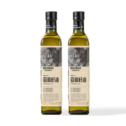 域上番芳·亚麻籽油500ml*2（压榨一级）陆地上的“深海鱼油” 商品图0