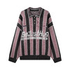BJHG不计后果赛车风毛衣男款冬情侣装羊毛衫重磅条纹POLO领针织衫 商品缩略图3