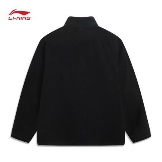 李宁户外CF溯男子加绒保暖防泼水宽松开衫摇粒绒上衣AWDV917 商品图4