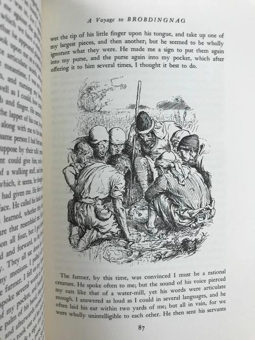 斯威夫特《格列佛游记》 配插图 富兰克林图书馆豪华皮装本 商品图11