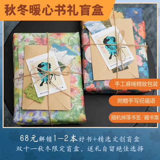 【爆款盲盒上新！】秋冬暖心书礼盲盒  图书+文创   盲选书  送礼礼物 圣诞 伴手礼 广西师范大学出版社 商品图0
