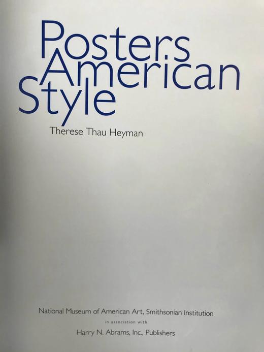 美国风格：招贴画、海报图集 141幅彩色插图 精装16开 商品图3