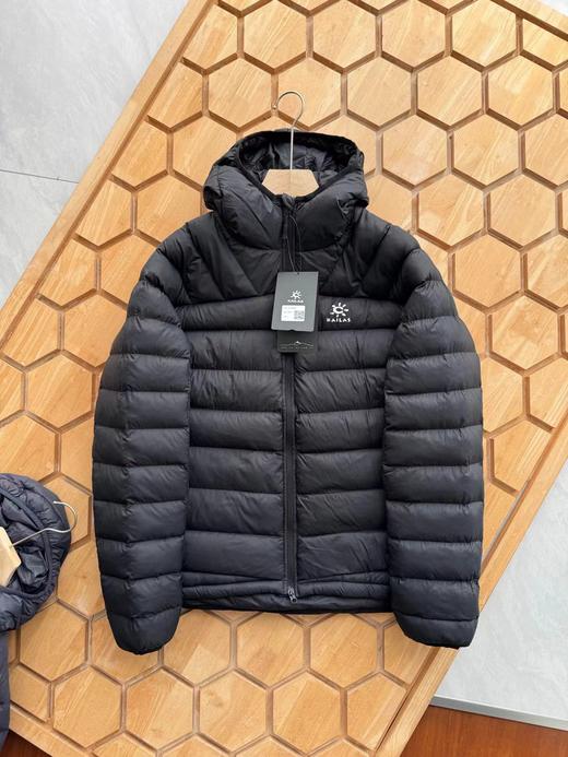 D110714新款MONT XO中国登山系列纯色户外防风防泼水保暖连帽轻薄羽绒服 商品图4