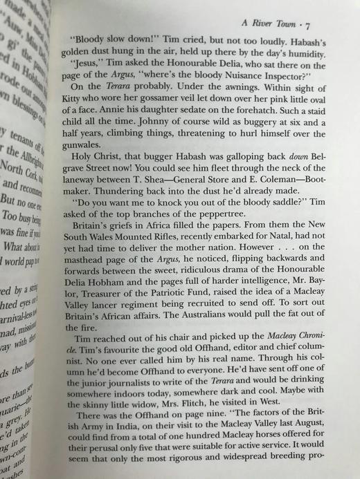 签名首版！托马斯·肯尼利《河边小镇》 富兰克林图书馆豪华仿皮本 商品图6