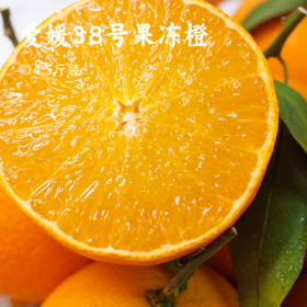 爱媛38号果冻橙 |  可以直接吸着吃的橙子 果肉鲜嫩 口口爆汁 Q弹爽滑 皮薄如橘 少籽化渣
