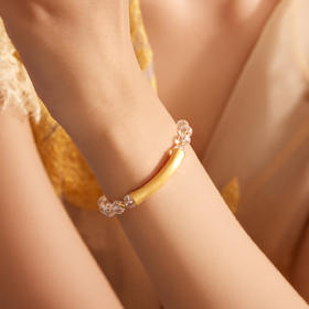 Manreya玛芮雅“素净澄光”白水晶手串|白水晶，银镀金