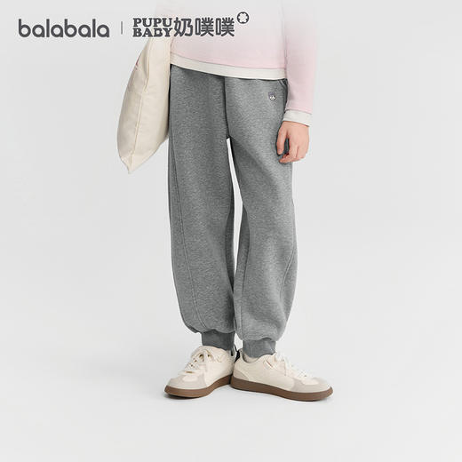 【奶噗噗IP】巴拉巴拉童装女童长裤儿童加绒裤2025新款冬 商品图2