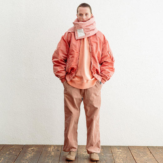 INNAT HAND-DYED BOMBER JACKET 男女款手工染色军事风棉服夹克 商品图2