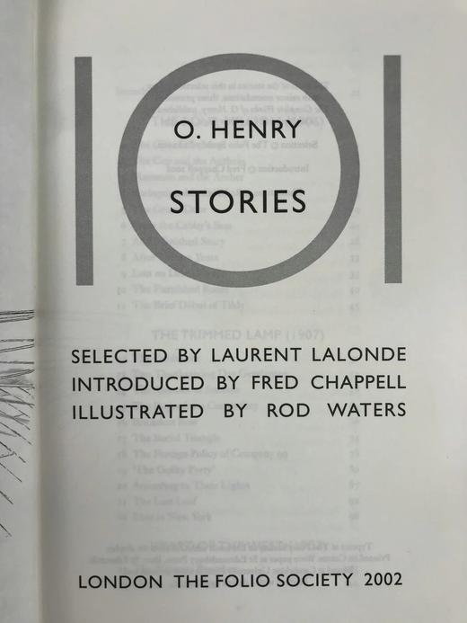 欧·亨利故事集（2002） 24幅插图 精装18开带书匣 商品图2