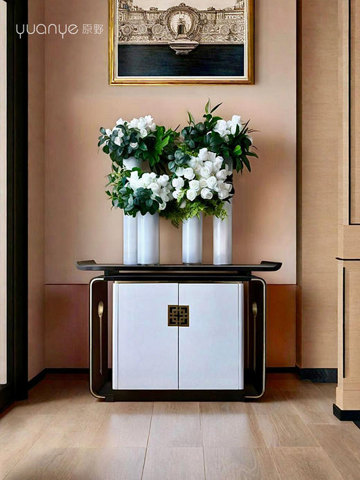 高档假日酒店大堂仿真假花摆设件圆桌大厅售楼商场会所玫瑰装饰花 商品图2