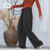 爱暇步瑜伽裤加绒阔腿裤直筒显瘦长裤2025冬新款休闲运动百搭简约 商品缩略图7