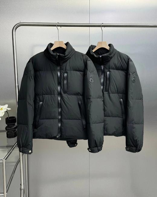 D110734秋冬新款Besbre立领小羊皮防风条羽绒夹克外套男女同款 商品图9