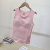 【保暖服饰丨猫人少女蚕丝保暖背心】面料亲肤舒适，触感细腻，高弹贴身不易变形，秋冬穿脱更自在，U型美背无痕百搭，穿着不露痕迹，自带BRA内搭减负，穿一件就够了，下单不支持备注不同尺码 商品缩略图5