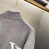 D110715拉链老花字母针织毛衣开衫外套男女同款 商品缩略图4
