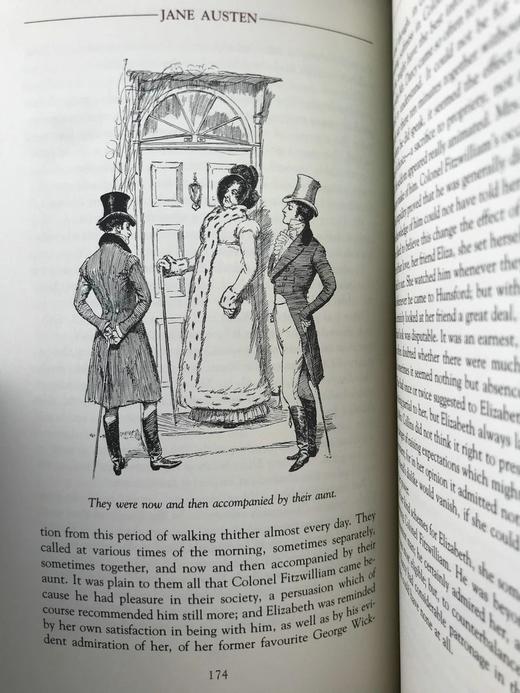 简·奥斯汀《傲慢与偏见》 休·汤姆森插图 富兰克林图书馆豪华皮装 商品图6
