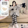希燕茵带胸垫睡衣女长袖长裤春秋季新款女士家居服套装可外穿学生韩版XY0004
★ 商品缩略图2