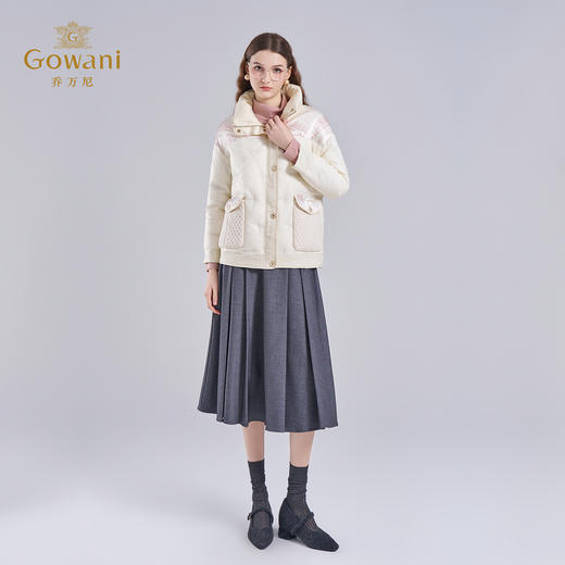【鹅绒】乔万尼鹅绒服女款秋冬高端羽绒服ET4T008 商品图3