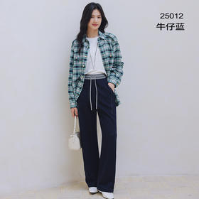 SAKURA樱花 羊毛直筒牛仔裤25011/弯刀牛仔裤25012 舒适显瘦 垂阔有型