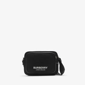 【五】BURBERRY 巴宝莉 男士字母徽标印花尼龙 Paddy 单肩包 黑色 8049094 A1189