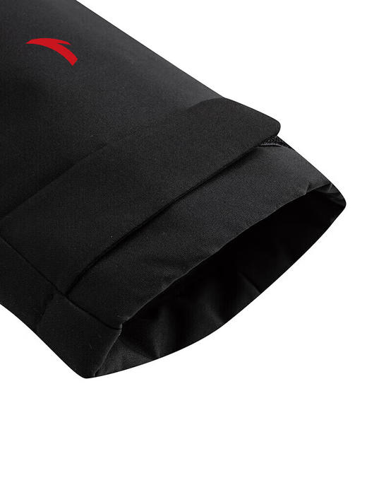 安踏（ANTA）短款羽绒服男冬季新款防泼书连帽保暖棉服运动外套152547933 基础黑-2 商品图3