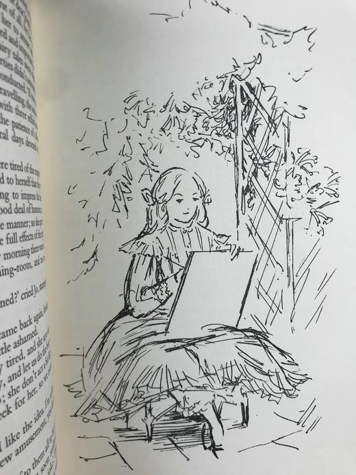 奥尔科特《小妇人》 13幅插图 精装32开带书匣 商品图10