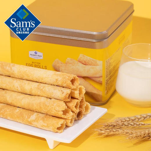 【山姆限定】黄油鸡蛋卷 608g/罐 商品图2
