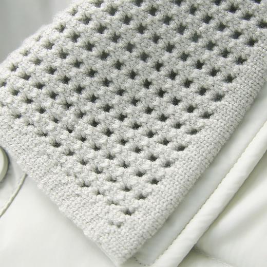 「高货wl」全新升级【铂金会员441/天猫599/差价158】(64550)洛诗琳撞料翻领90白鸭绒羽绒服2025冬季云朵泡芙保暖外套 商品图4