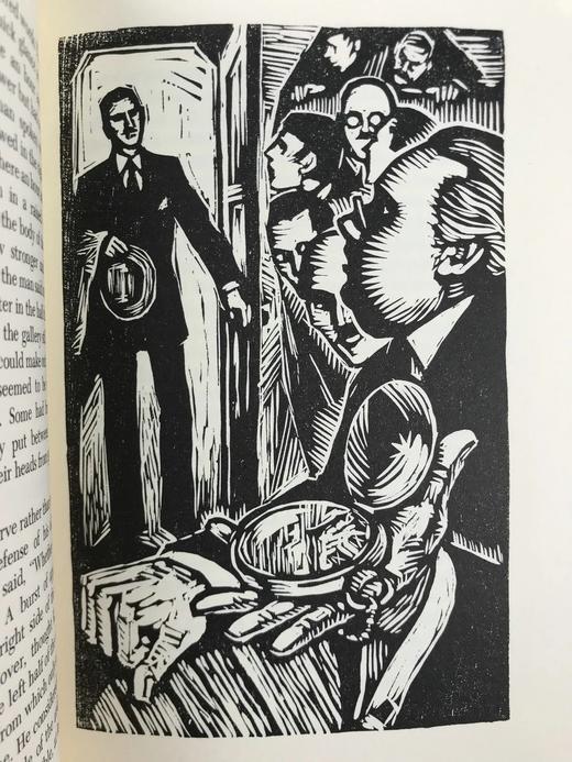 卡夫卡《审判》 配插图 富兰克林图书馆豪华皮装本 商品图7