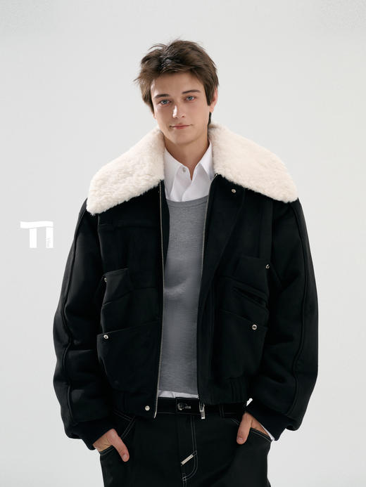 启世录TIWILLTANG“虚空裂隙”大翻领夹克 商品图3