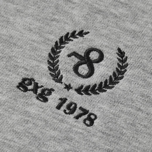 gxg.jeans男装  灰色肩部条纹设计宽松连帽卫衣男士 25年冬热卖款 商品图3