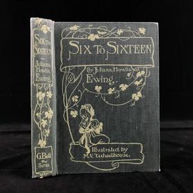 1929年 朱莉安娜·霍雷希克·尤因《拾光絮语：写给女孩的故事集》 配精美彩色插图 漆布精装32开