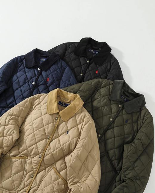 D110709新款秋冬季精典菱格绗棉夹克男女同款棉服外套 商品图1