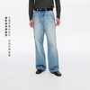 oneup水洗蓝牛仔复古男式画家裤（男女同款） 商品缩略图0