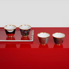 国乐陶瓷杯系列 RESONG日诵家居 陶瓷茶杯纯手工描金礼品