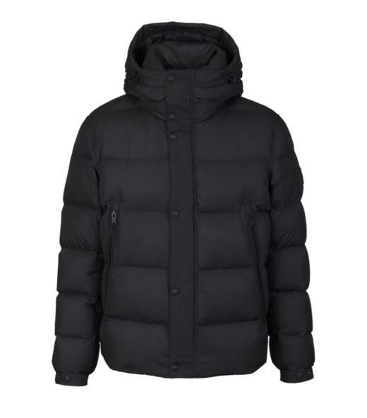 【超惠秒】BOSS 男士连帽徽标贴片绗缝抗寒保暖羽绒服外套12301 商品图1