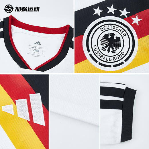 SFS阿迪达斯2026世界杯德国主场长袖球迷版球衣足球服男 JM1380 商品图2