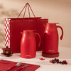 摩登主妇红色保温壶热水壶结婚新婚礼物陪嫁一对伴手礼大容量暖壶 商品缩略图0