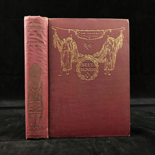 1927年 贝多芬传 14幅插图 漆布精装32开 商品图0