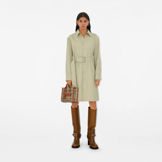 【一】BURBERRY 巴宝莉 女士迷你 Freya 芙蕾雅托特包 格子色 8097566 A9534 商品图3