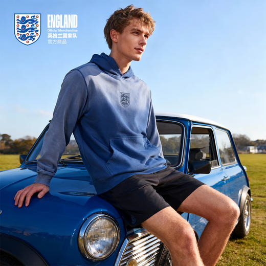 【官方正版】英格兰国家队 | 秋冬新款渐变连帽卫衣潮流帽衫 商品图0