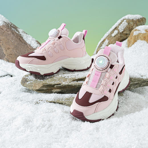 ANNIL/安奈儿童鞋男女童冬季加绒加厚休闲鞋秋冬防滑旋钮运动鞋儿童登山鞋HM5405577 商品图2